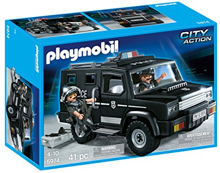 PLAYMOBIL Tactical Unit Car (Discontinued by manufacturer)
