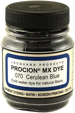 Deco Art Jacquard Procion Mx Dye, 2/3-Ounce, Cerulean Blue