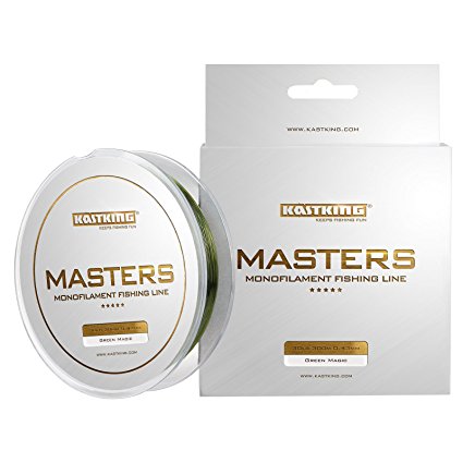 KastKing Masters Tournament Grade Monofilament Fishing Line - Pro Series Mono Line Premium Fishing Line - Super Smooth Casting, Abrasion Resistant, and Superior Strength -Award Winning Manufacturer