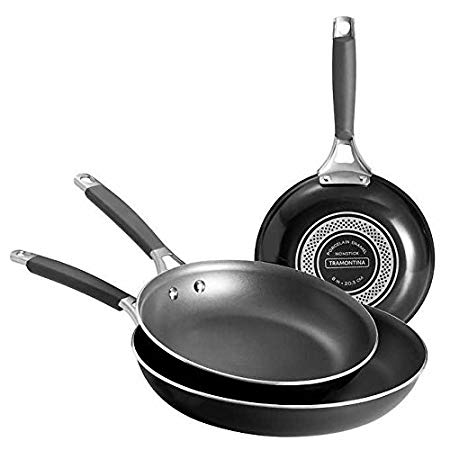 Tramontina Saute Pans, 3 Pack (Black)