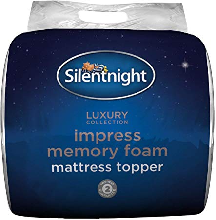 Silentnight Impress 5 cm Memory Foam Mattress Topper, Single