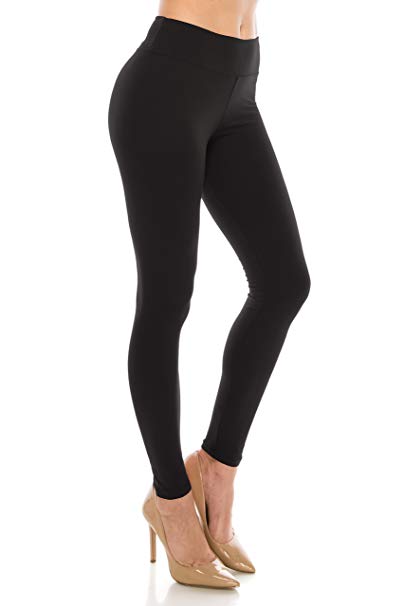 ALWAYS Leggings Women High Waist - Premium Buttery Soft Yoga Workout Stretch Solid Pants
