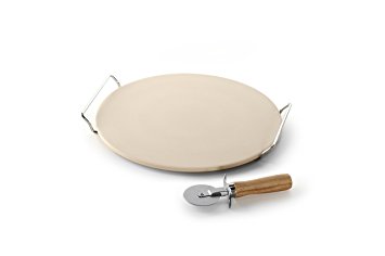 Nordic Ware Pizza Stone Set, Tan