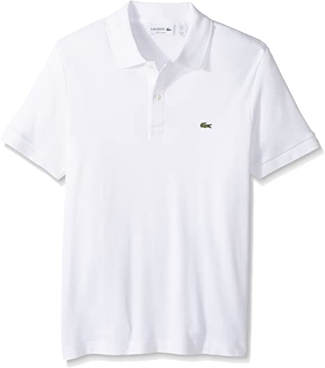 Lacoste Mens Short Sleeve Pima Jersey Interlock Regular Fit Polo Shirt