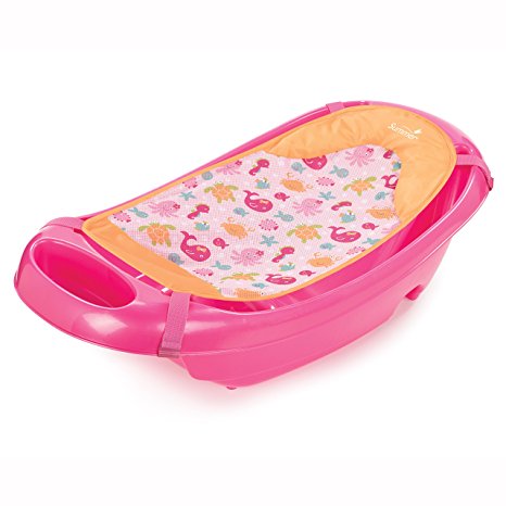 Summer Infant Splish 'n Splash Newborn to Toddler Tub, Pink