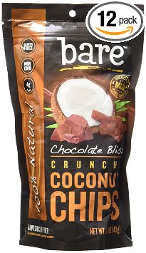 Chocolate Bliss Coconut Chips 40 Grams (Case of 12)