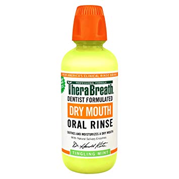 TheraBreath Dry Mouth Oral Rinse Tingling Mint 16 fl oz 473 ml