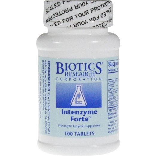 Biotics Research Intenzyme Forte 100 Tablets