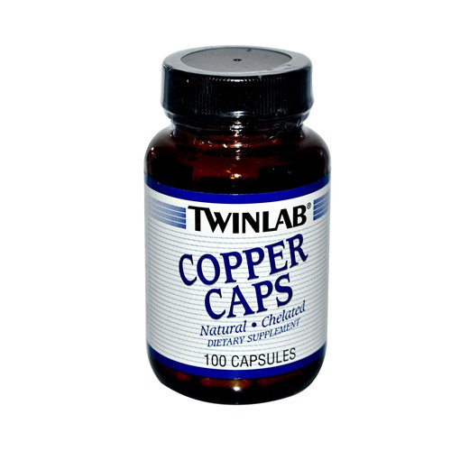 TWINLAB COPPER,2 MG, 100 CAP