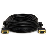 50FT SVGA VGA MM Male to Male PREMIUM Monitor LCD CRT PROJECTOR Cable 50 FT DB15