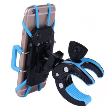 Bike Mount Odier Cell Phone Holder for Bike Motorcycle Baby Carriage Bicycle Phone Mount Exercise Room Phone Holder for HTC LG SONY iPhone 6s Plus 5s 5se Samsung Galaxy S6 s5 Note5 4 (One-1)
