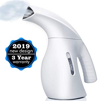 Portable Steamer [2019],7-in-1 Handheld Steamer for Clothes Wrinkle Remover/Clean/Sterilize/Sanitize/Refresh/Treat/Defrost,Travel Steamer Clothes Steamer for Garment/Home/Bathroom/Travel, White