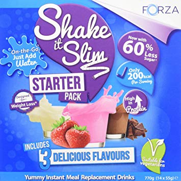FORZA Shake It Slim Meal Replacement Weight Loss Starter Pack
