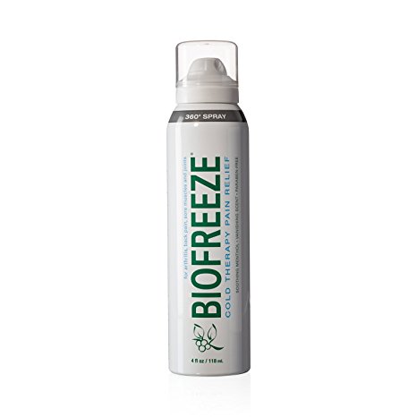 Bio Freeze Cold Therapy Pain Relief 360 Degree Spray, 4 Ounce