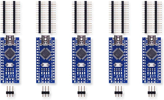 Longruner Mini Nano V3.0 ATmega328P 5V 16M Micro Controller Board Module Compatible for ArduinoIDE (Need Soldered)