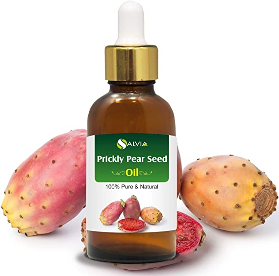 Salvia Prickly Pear Seed Essential Oil (100% Pure, Undiluted and Organic) - Natural Remedy for Younger Looking Skin, Acne, Wrinkles, Anti Aging, Premium Aromatherapy Skin Oil (15 ML)