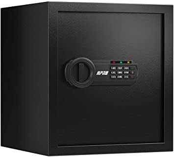 RPNB Deluxe Safe and Lock Box,Money Box,Digital Keypad Safe Box,Steel Alloy Drop Safe, Keypad Lock,Perfect for Home Office Hotel Business Jewelry Gun Cash Use Storage,1.2 Cubic Feet