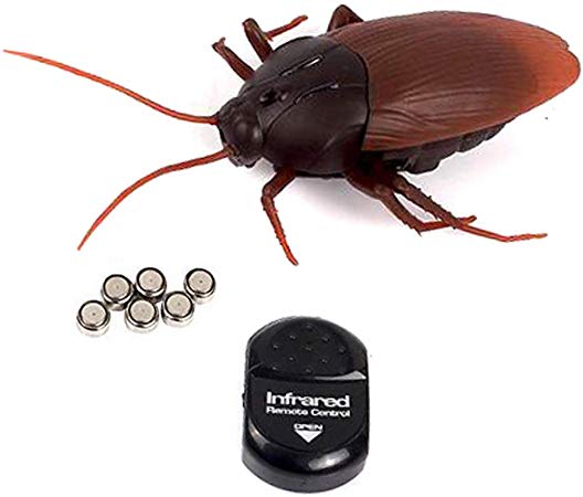 NiGHT LiONS TECH Realistic Remote Control cockroach Toy Joke Scary Trick Funny Toy for Partys or Halloween Prank
