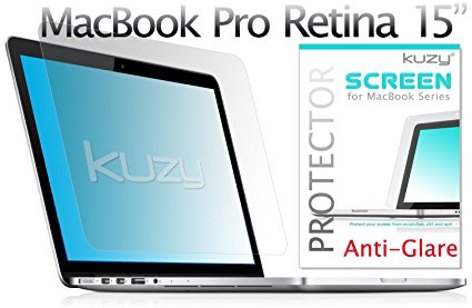 Kuzy - Anti-Glare Retina 15-inch Screen Protector Film for Apple MacBook Pro 15.4" with Retina Display (Model: A1398) - Anti-Glare