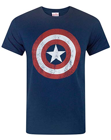 Marvel Avengers Mens Captain America Shield T-Shirt