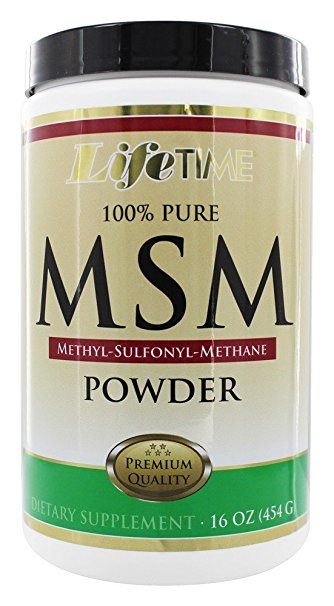 Lifetime Vitamins 100% Pure Msm Powder 16 oz Pwdr