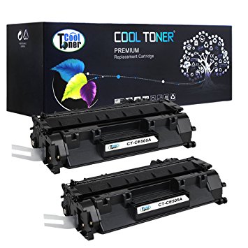 Cool Toner 2 Pack 2,300 Pages Compatible Toner Cartridge Replacement for HP 05A CE505A CE505 Used For HP LaserJet P2030 P2035 P2035N P2050 P2055 P2055D P2055DN P2055X