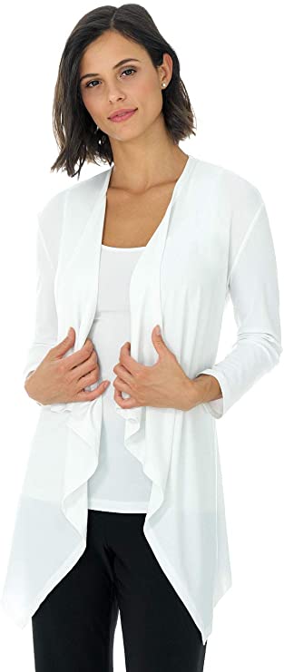 Rekucci Travel in Style - Women's Essential Fluid Throw Over Jacket