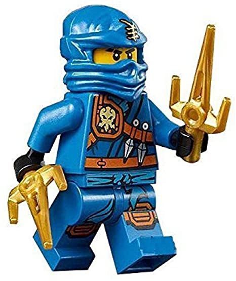 LEGO Ninjago Minifigure - Jay Zukin Robe Jungle Blue Ninja with Dual Gold Sai (70749)