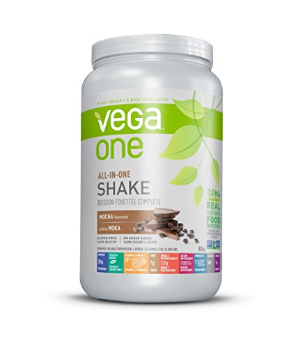 Vega One All-In-One Plant Based Protein Powder, Mocha, 1.84 lb, 20 Servings