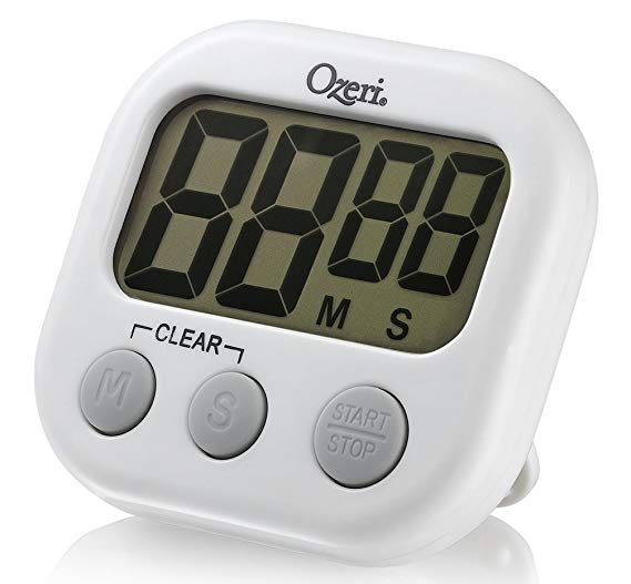 Ozeri KT1-W Kitchen and Event Timer, White