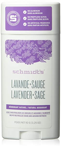 Schmidt's Deodorant Stick, Lavender   Sage, 3.25 Ounce
