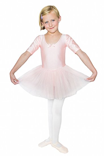 STELLE Girls' Cute Tutu Dance Dress Ballet Leotard Dress