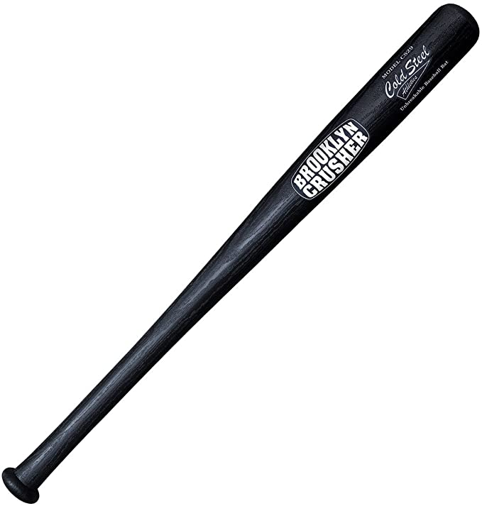 COLDSTEEL Cold Steel Brooklyn Crusher 29" Unbreakable Polypropylene Baseball Bat Black 31in. x 4.5in. x 4.5in.