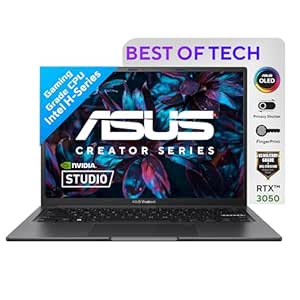 ASUS Vivobook 14X OLED, Intel Core i5-13500H 13th Gen, 14" (35.56 cm) 2.8K 90Hz OLED, Creator/Gaming Laptop (16 GB RAM/512 SSD/4GB GeForce RTX 3050/Win11/Indie Black/1.45 kg), K3405VCB-KM541WS