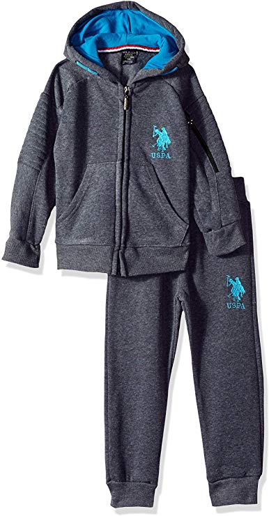 U.S. Polo Assn. Boys' Fleece Jog Set