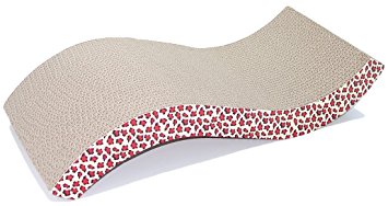 Vivaglory Cat Scratcher Scratching Pads for Kitties - Cat Lounge for Scratching and Resting-with Catnip