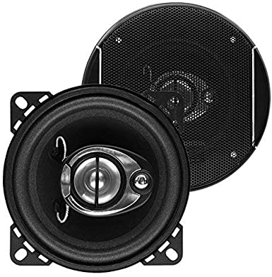 Sound Storm SLQ340 4 Inch Car Speakers - 200 Watts of Power Per Pair, 100 Watts Each, Full Range, 3 Way, Sold in Pairs