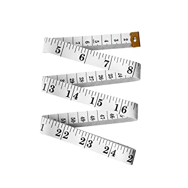 Double Sided Tape Measure, Suitable For Body Measuring, Sewing/Tailors Tape, Inches & CM's, 150cm / 60 inches (1)