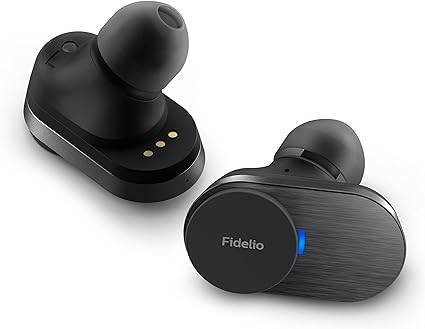 PHILIPS Fidelio T1 True Wireless Headphones with Active Noise Canceling Pro , Audiophile Quality, Black