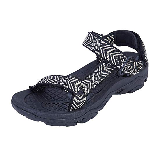 Colgo Women's Men's Sport Sandals Comfort Classic Athletic Hiking Sandals with Arch Support Outdoor Wading Beach Water Shoes