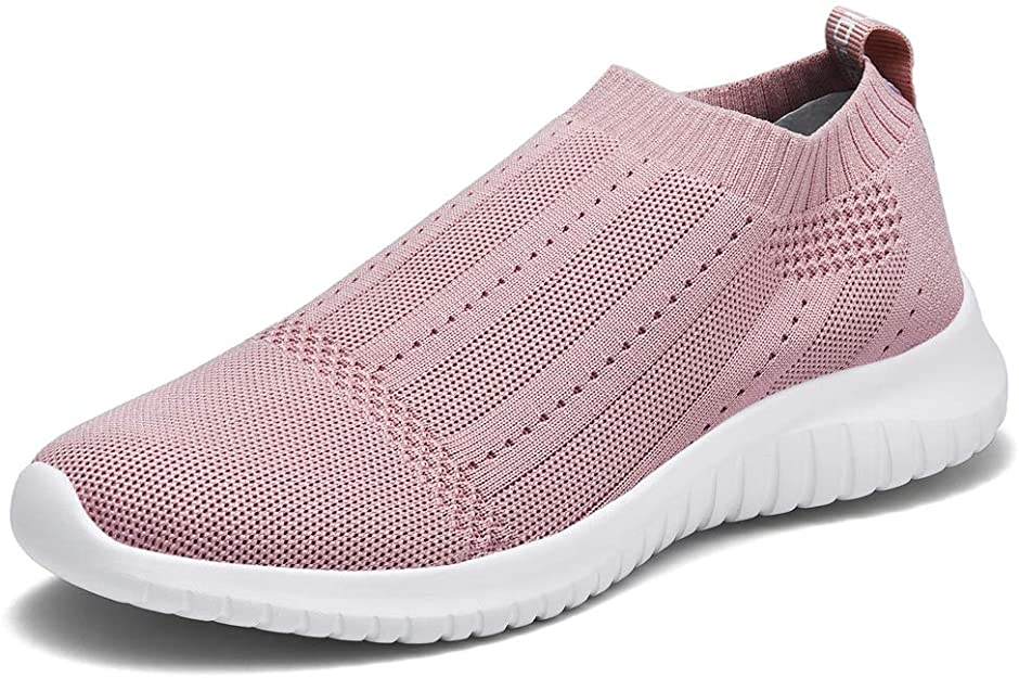 TIOSEBON Women's Walking Sock Shoes Lightweight Slip on Breathable Yoga Sneakers