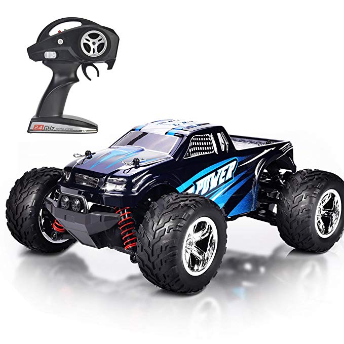 MaxTronic RC Car 1:20 4WD High Speed Off Road Remote Control Car 45km/h 2.4GHz All Terrain Radio Controlled Racing Monster Truck 1500mAh Lithium Battery (blue)