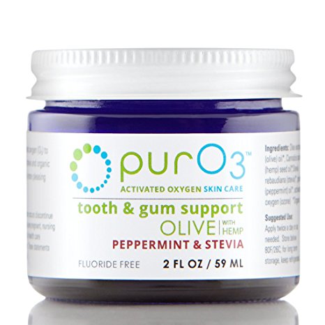 PurO3 Tooth and Gum Support (Peppermint/Stevia)