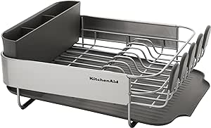 KitchenAid Dish Rack, Grey, 40.8cm x 32cm x 15cm