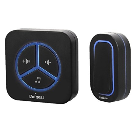 Wireless Doorbell Operating at 900 Feet Long Range with 48 Chimes Tones, No Battery Required for Receiver