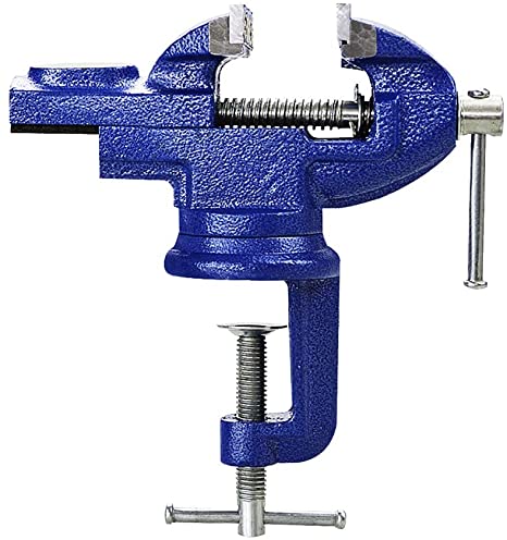 Bench Vise, Annurssy Multi-function Bench Vise 360 Degree Rotating Universal Fixture Table Vice 2.5" Jaw