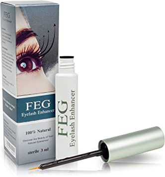 FEG Eyelash Rapid Eye Lash Growth Serum - For Eye Lash and Brow Fast Effective Growth Creates Longer & Darker Eyelashes - Best Natural Eyelash Serum in the Market by FEG