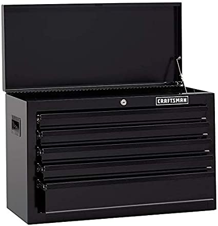 CRAFTSMAN 26-in W x 17.25-in H 5-Drawer Steel Tool Chest (Black)