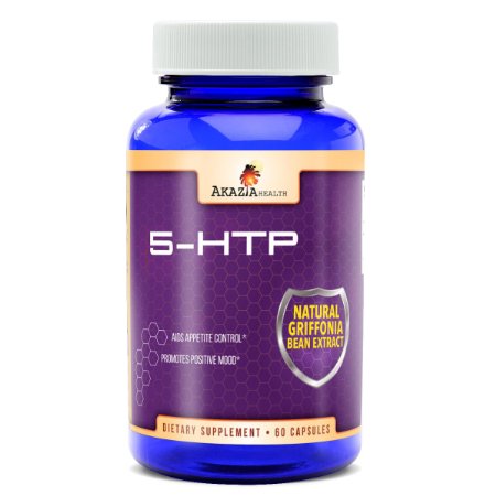 5HTP 200mg Time Release Appetite Suppressant and Control for Weight Loss Pills Stress Relief and Mood Support Griffonia Simplicifolia Bean Extract 60caps