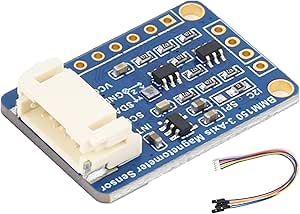 waveshare BMM150 3-axis Magnetometer Sensor, Digital Compass Sensor, Magnetic Field Measurement, I2C/SPI Interface, Support Raspberry Pi/Raspberry Pi Pico/Ardu / ESP32